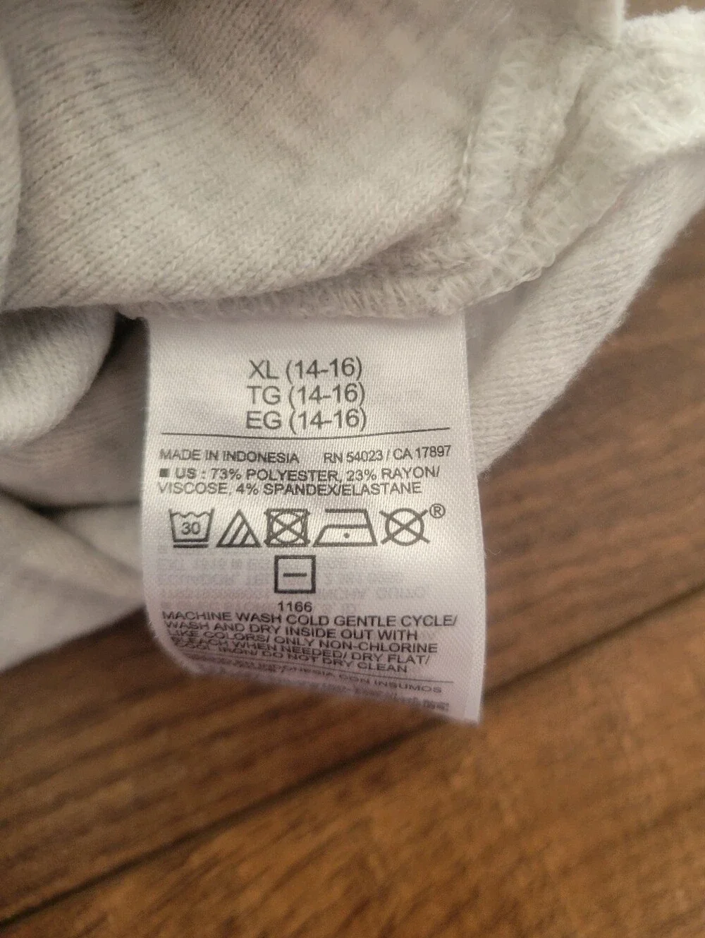 Old Navy Lightweight Waffle Knit Cozy Pullover Hooded Sweatshirt Youth XL